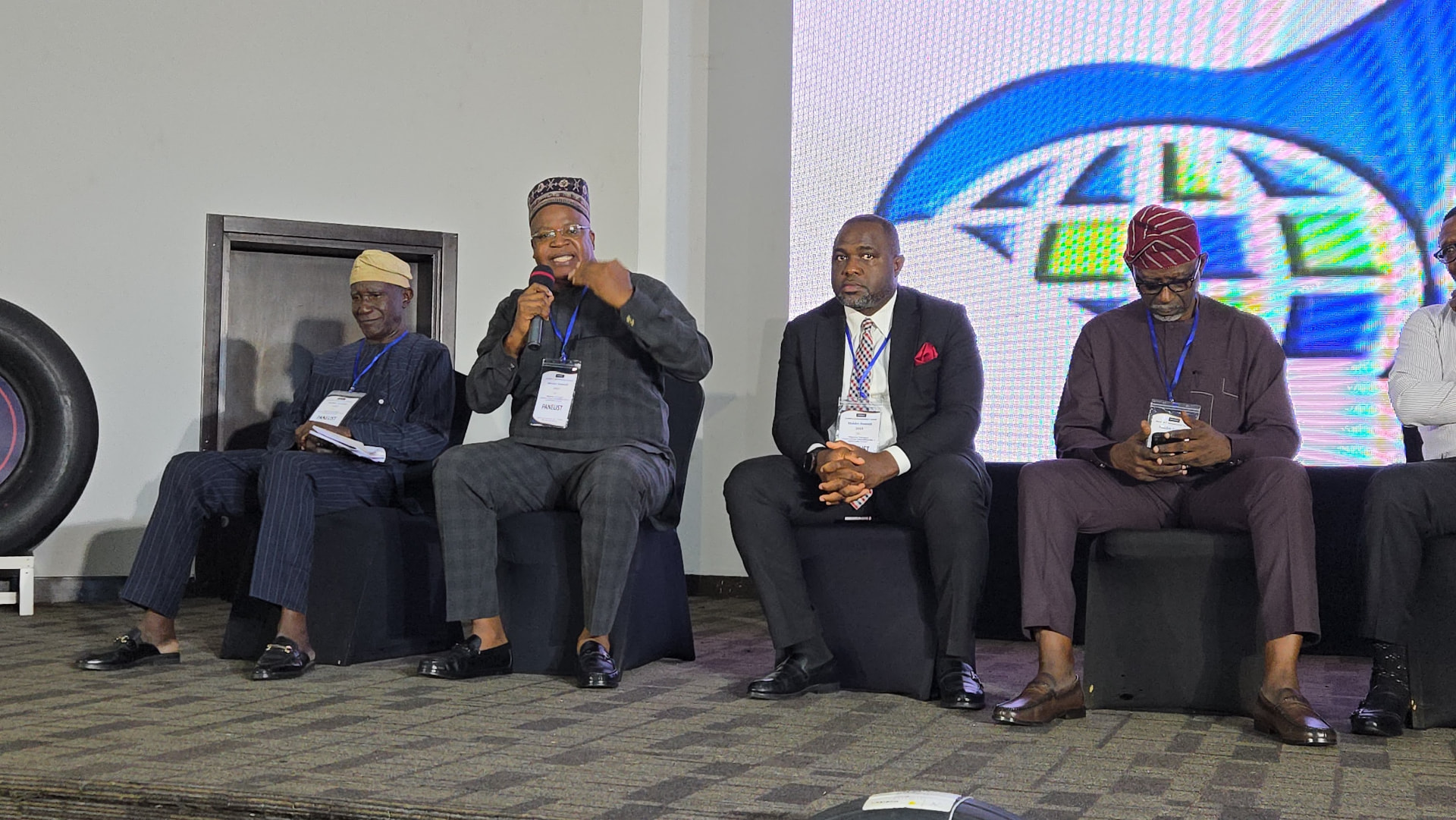 ScaleGate Nigeria partner speaking during a panel discussion in Nigeria